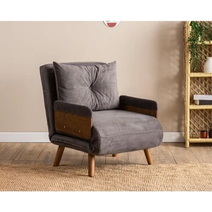 Cosmo Tekli Katlanır Yataklı Koltuk - Soho Gri