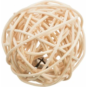 Trixie Kedi Oyuncağı, Rattan Zilli Örme Top, Ø 4 cm