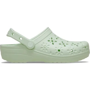 Classic Floral Cut Out Clog Kadın Terlik 210927