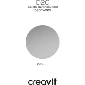 D20 65 cm Yuvarlak Ayna