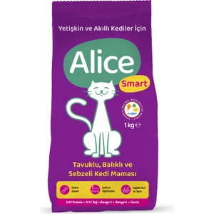 Smart Tavuklu & Balıklı & Sebzeli Kedi Maması 1 Kg