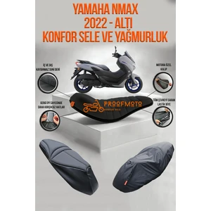 Proofmoto Yamaha Nmax 125-155 (2022-ALTI) Konfor Sele ve Yağmurluk Kılıf