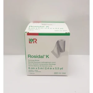 Lohmann & Rauscher Rosidal K Kısa Gerilimli Kompresyon Bandajı 6 cm x 5 mt