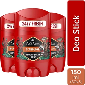 Old Spice Bearglove Erkek Deodorant Stick 50 ml x 3 Adet