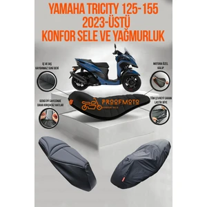 Proofmoto Yamaha Trıcıty 125-155 (2023-ÜSTÜ) Konfor Sele ve Yağmurluk Kılıf