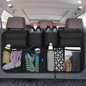 Araç Bagaj Organizeri – 8 Cepli Oto Bagaj Düzenleyici, Pratik ve Dayanıklı Araba Saklama Çözümü, Kolay Montajlı Bagaj Organizer