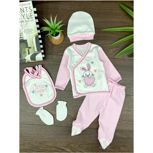 5 Li Hastane Çıkış Seti  Mükemmel Kalitede 100% Pamuklu