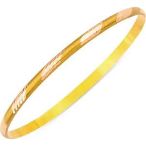 Yenigün Kuyumculuk 14 Ayar Altın Kadın Ince Çizgili Model Bilezik