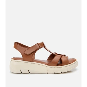 01SAH306850A100 KADIN Deri Siyah Ayarlanabilir Comfort Sandalet