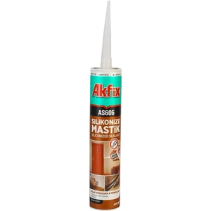Bej  Akfix AS606 Silikonize Mastik