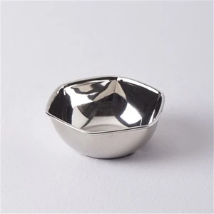 Wawe 9x9x3 cm Kase Gümüş