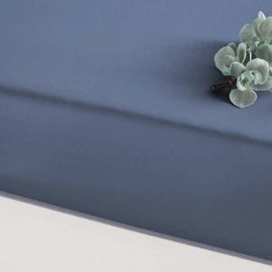Mix&Match Pamuk Saten Çift Kişilik Lastikli Çarşaf indigo