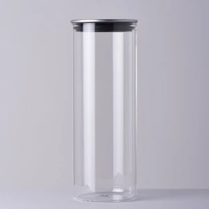 Basic Cam-Metal Kapak 10x10x28 cm Kavanoz