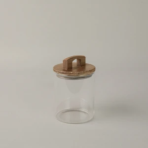Handle Cam-Akasya Kapak 720 ml 10x10x14 cm Kavanoz