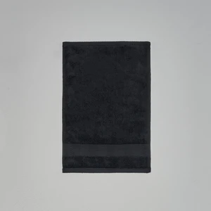 Premium Pamuk 30x45 cm El Havlusu Siyah