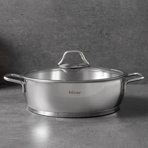 Teos Çelik Basık Tencere 26 cm