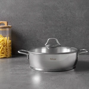 Teos Çelik Basık Tencere 24 cm