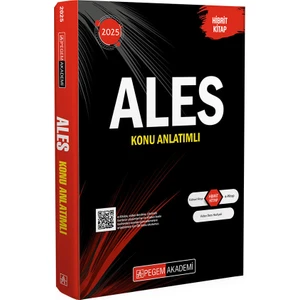 Pegem Akademi Yayıncılık Pegem Akademi 2025 ALES Konu Anlatımlı