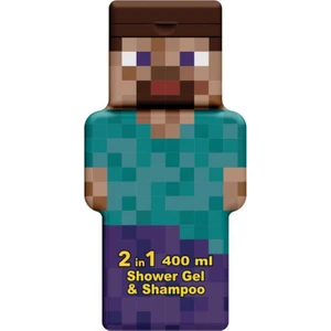 Minecraft Steve Duş Jeli & Şampuan 2d  400 ml