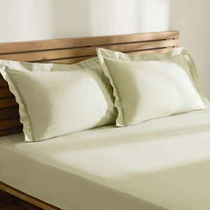 Kaşmir Home Basic %100 Pamuk Tek Kişilik Çarşaf Takımı Çağla