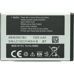 Demax Samsung L700 Güçlendirilmiş Batarya AB463651BU