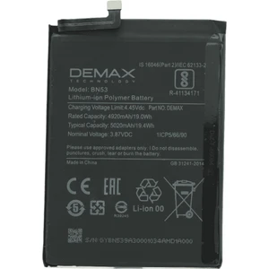 Demax Technology Xiaomi Redmi Note 10 Pro Güçlendirilmiş Batarya BN53