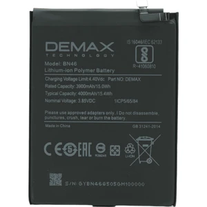 Demax Xiaomi Redmi Note 8 Güçlendirilmiş Batarya BN46