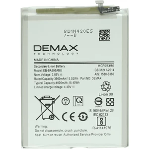 Demax Samsung Galaxy A50 Güçlendirilmiş Batarya EB-BA505ABU
