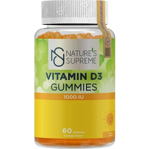 Nature's Supreme Vitamin D3 Gummies 60 Çiğnenebilir Form