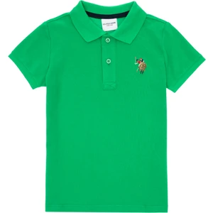 U.s. Polo Assn. Erkek Çocuk Elma Yeşili Tişört Basic 50306484-VR020
