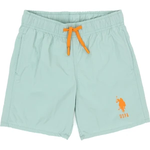 U.s. Polo Assn. Erkek Çocuk Su Yeşili Deniz Şortu 50309615-VR048