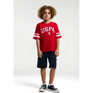 U.s. Polo Assn. Erkek Çocuk Kırmızı Pijama Takım 50310799-VR030