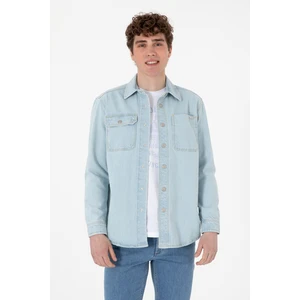 U.s. Polo Assn. Erkek Açık Mavi Gömlek Jean 50304421-DN0021