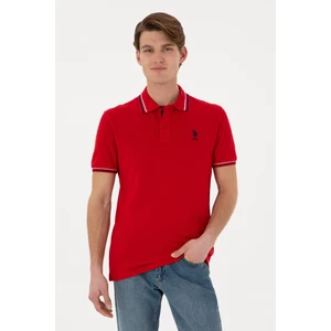 U.s. Polo Assn. Erkek Kırmızı Tişört Basic 50306011-VR030