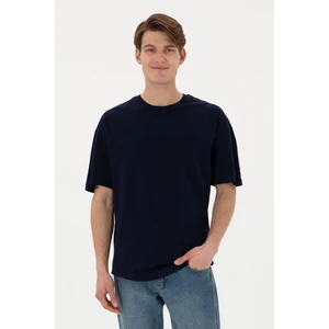 U.s. Polo Assn. Erkek Lacivert Tişört Basic 50305988-VR033