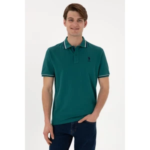 U.s. Polo Assn. Erkek Koyu Yeşil Tişört Basic 50306011-VR101