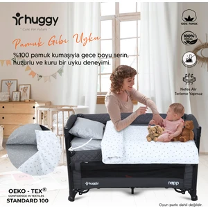 %100 Pamuk 130X80 Park Yatak Beşik Bebek Nevresim Takımı
