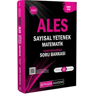 Pegem Akademi Yayıncılık 2025 ALES Matematik Sayısal Mantık Tamamı Video Çözümlü Soru Bankası