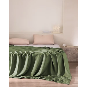 Ciel King Size %100 Pamuk Saten Nevresim - Haki