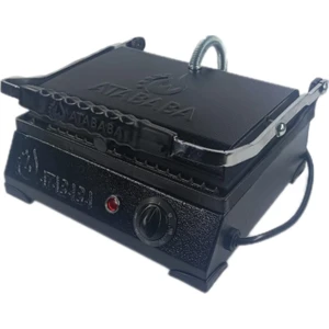 8 Dilim Döküm Tost Makinesi Siyah