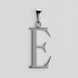 TabiTela 925 Ayar gümüş kolye Harf E   SM2886