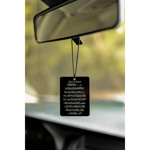 Çift Taraflı Ayetel Kürsi Araba Süsü Dikiz Aynası Süsü Oto Aksesuar Hediyelik