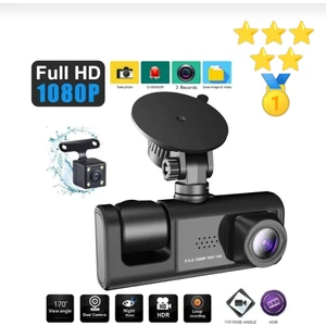 Araç Içi Hd Video Kayıt Cihazı (3 Kamera Lens Bir Arada)