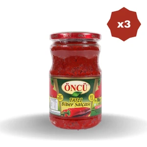 Tatlı Biber Salçası 700 gr - (3 Adet)