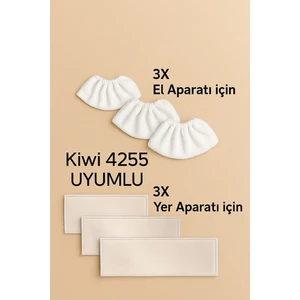 Kiwi 4255 Buharlı Temizlik Makinesi Uyumlu Yedek Bez Seti