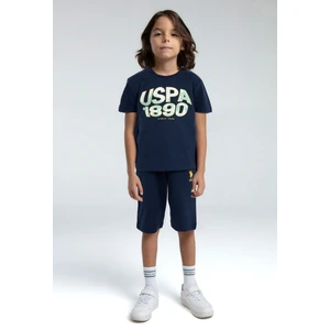 U.s. Polo Assn. Erkek Çocuk Lacivert Pijama Takım 50310824-VR033