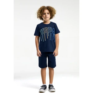 U.s. Polo Assn. Erkek Çocuk Lacivert Pijama Takım 50310818-VR033