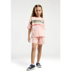 U.s. Polo Assn. Kız Çocuk Somon Pijama Takım 50312393-VR047