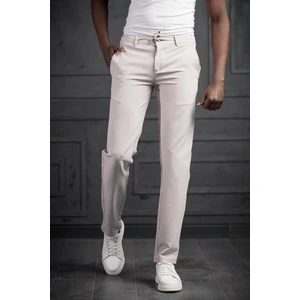Beli Lastikli ve Iplikli Likralı Slimfit Yazlık Kumaş Jogger Pantolon