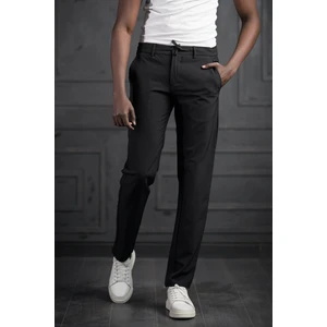 Beli Lastikli ve Iplikli Likralı Slimfit Yazlık Kumaş Jogger Pantolon